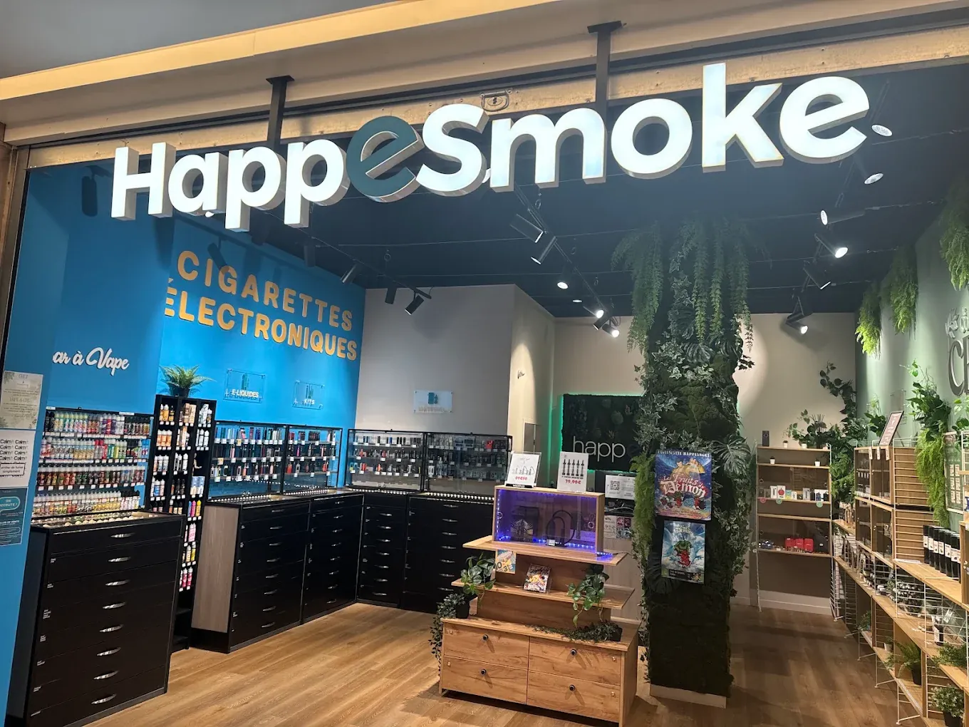 Vitrine du magasin HappeSmoke Cabriès
